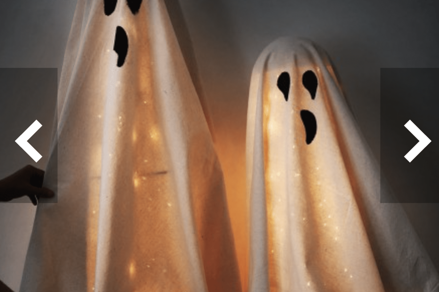 Tomato Cage Ghost Decorations