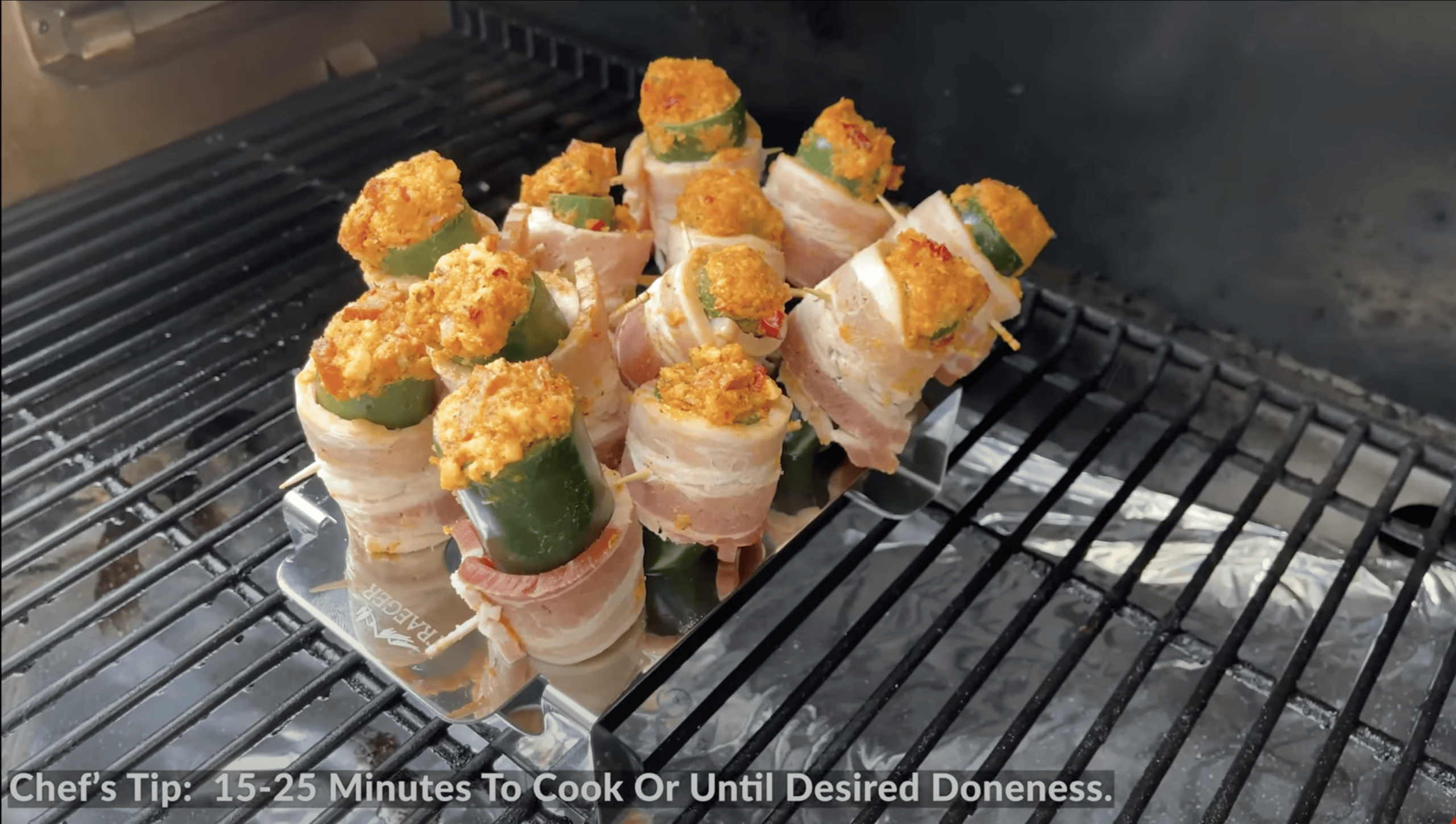 Jalapeño Poppers on the grill