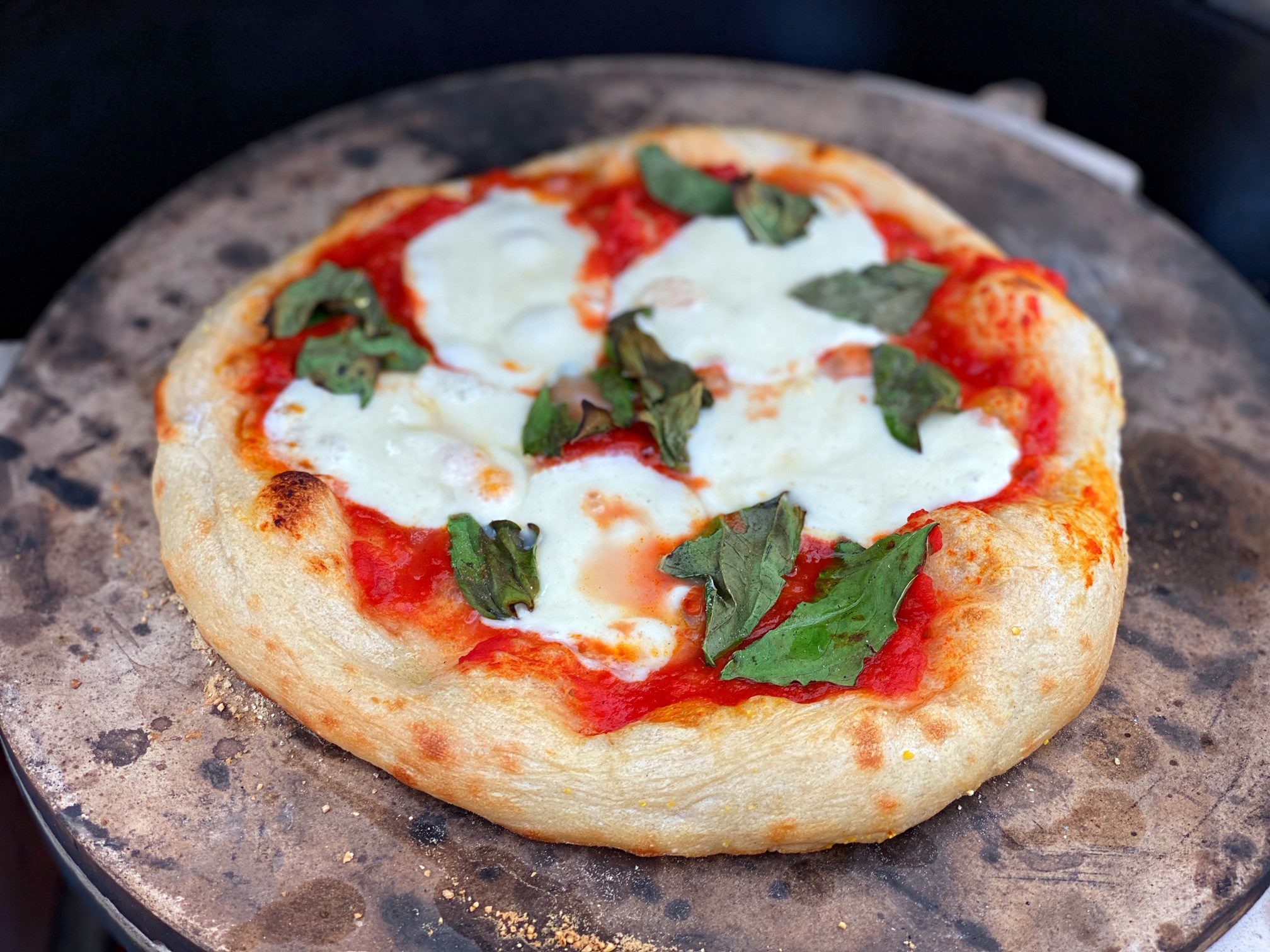Margherita Pizza on the Big Green Egg - Ace Tips &amp; Advice