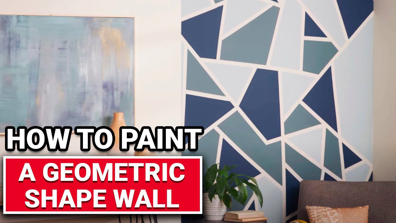 How To Paint A Geometric Accent Wall