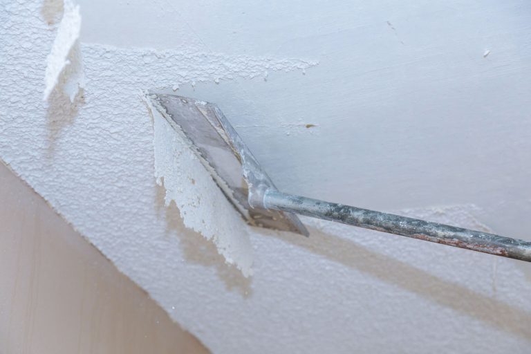 Removing popcorn ceiling